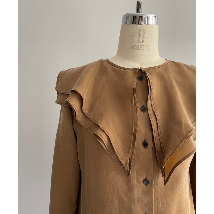 【Pasterip】Collared design blouse | PAL GROUP OUTLET | 詳細画像31 