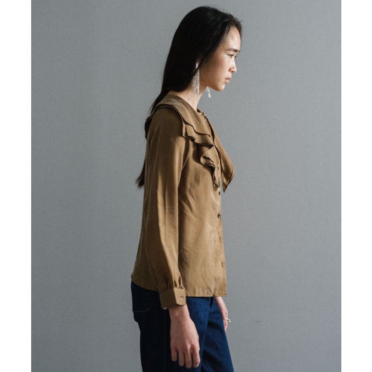 【Pasterip】Collared design blouse | PAL GROUP OUTLET | 詳細画像8 