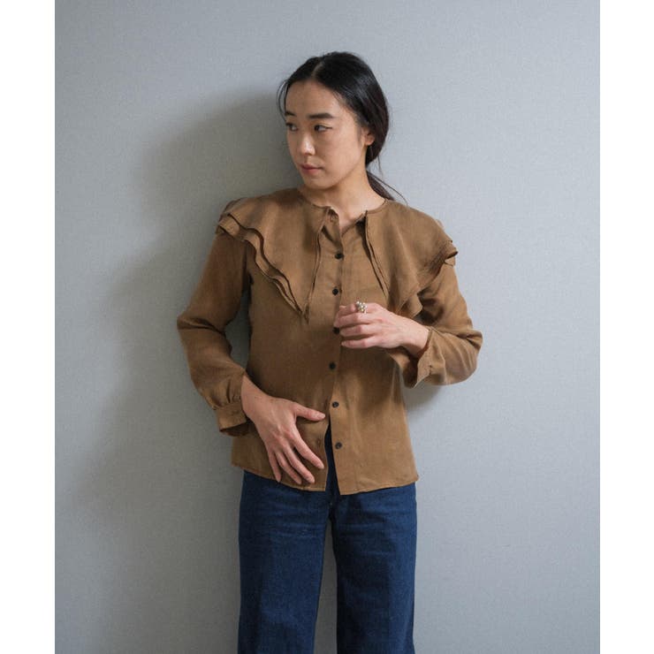 【Pasterip】Collared design blouse | PAL GROUP OUTLET | 詳細画像13 