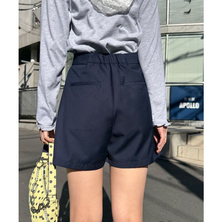 Ciaopanic】ハイウエスト美脚ショートパンツ／セットアップ[品番