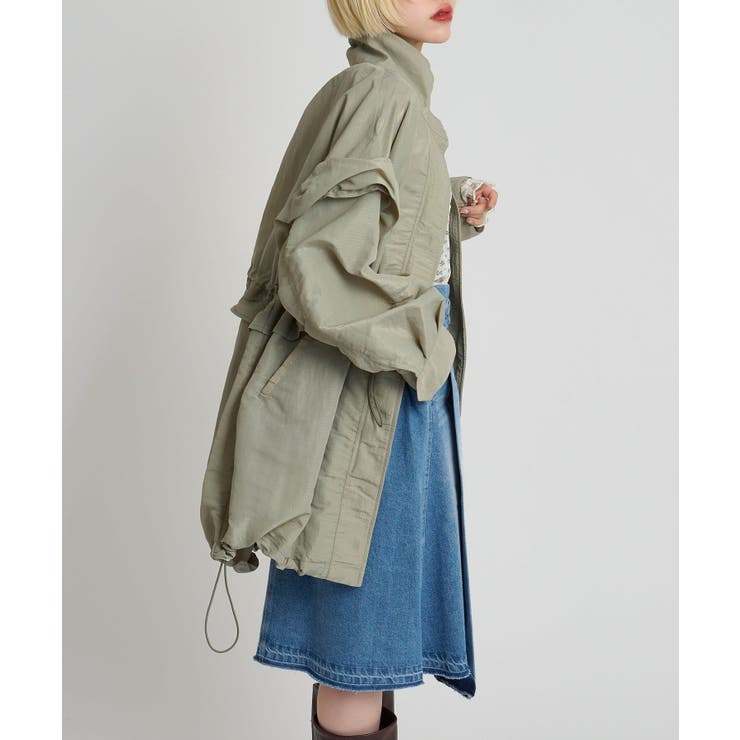 【w closet】フリルモッズコート | PAL GROUP OUTLET | 詳細画像3 