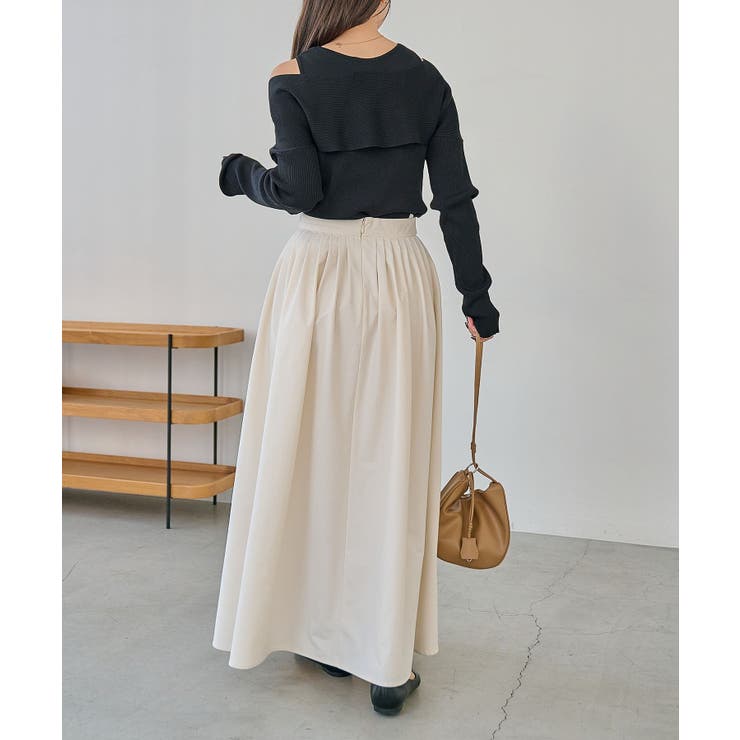 【CAPRICIEUX LE'MAGE】オフショルクロスレイヤードニット | PAL GROUP OUTLET | 詳細画像33 