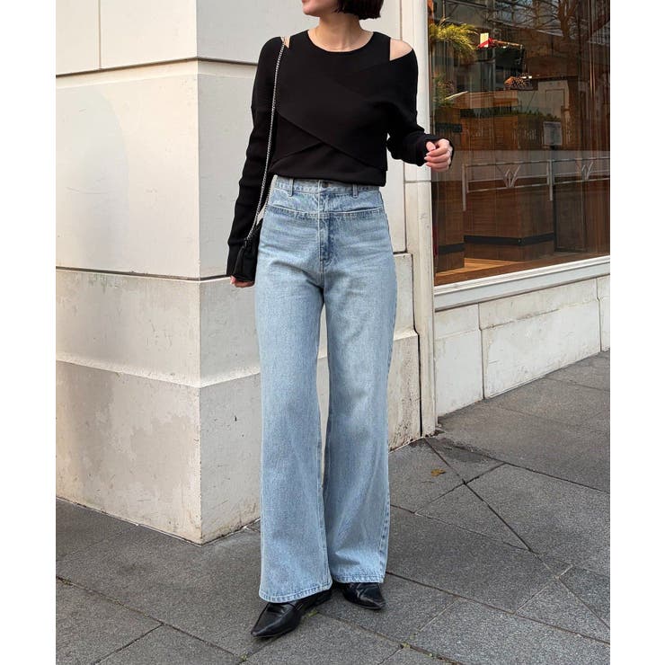 【CAPRICIEUX LE'MAGE】オフショルクロスレイヤードニット | PAL GROUP OUTLET | 詳細画像20 