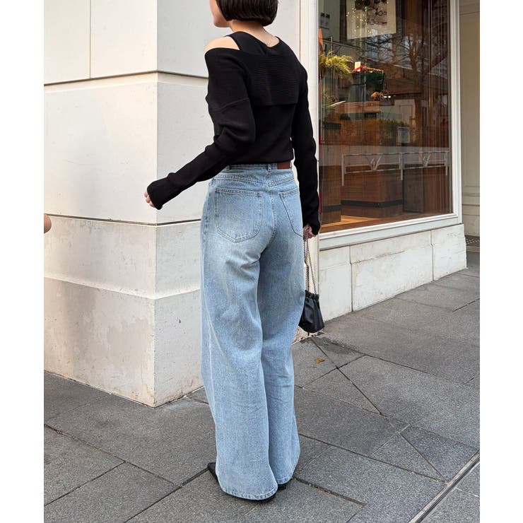 【CAPRICIEUX LE'MAGE】オフショルクロスレイヤードニット | PAL GROUP OUTLET | 詳細画像21 