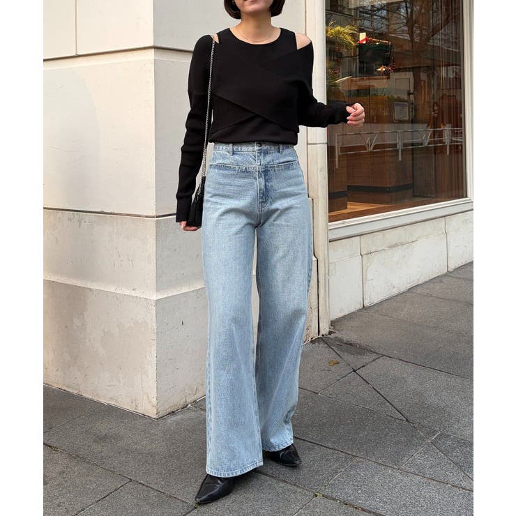 【CAPRICIEUX LE'MAGE】オフショルクロスレイヤードニット | PAL GROUP OUTLET | 詳細画像23 