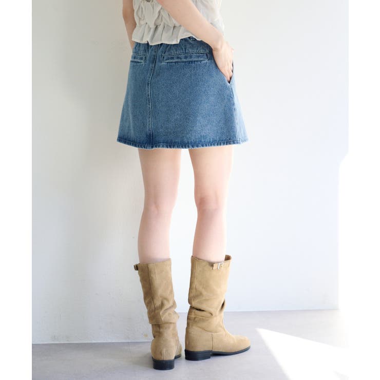 BLU | 【Kastane】フラップデニムミニスカート | PAL GROUP OUTLET