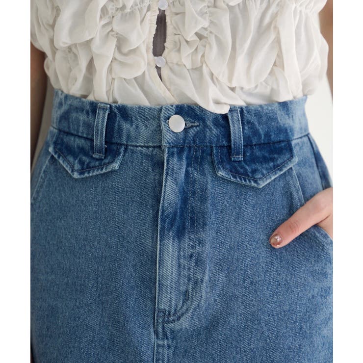 【Kastane】フラップデニムミニスカート | PAL GROUP OUTLET | 詳細画像13 