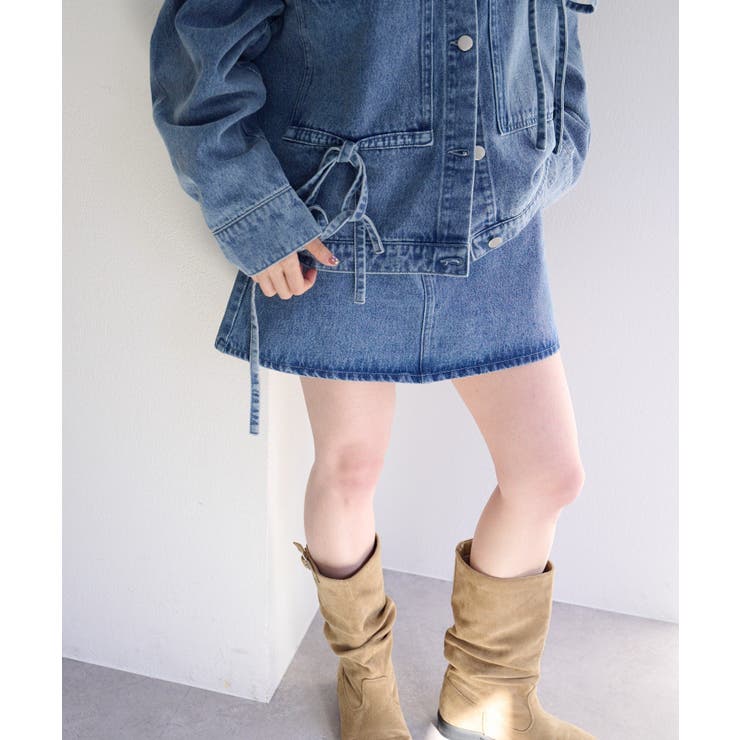 【Kastane】フラップデニムミニスカート | PAL GROUP OUTLET | 詳細画像3 