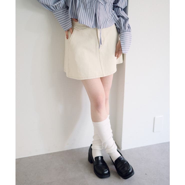 【Kastane】フラップデニムミニスカート | PAL GROUP OUTLET | 詳細画像8 