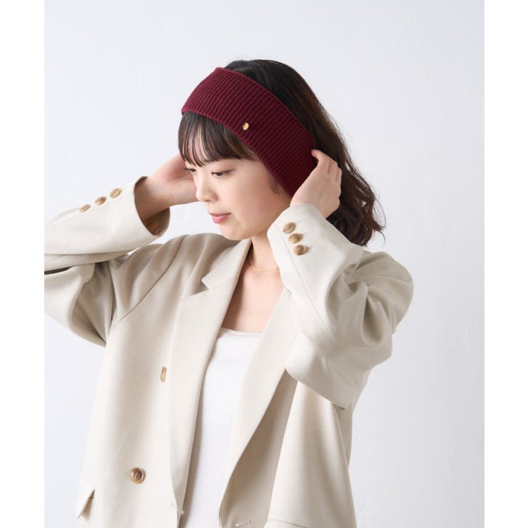 【CIAOPANIC TYPY】プレート付きリブヘアターバン | PAL GROUP OUTLET | 詳細画像5 