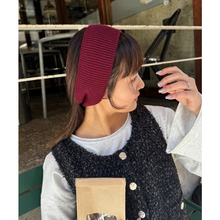 【CIAOPANIC TYPY】プレート付きリブヘアターバン | PAL GROUP OUTLET | 詳細画像7 
