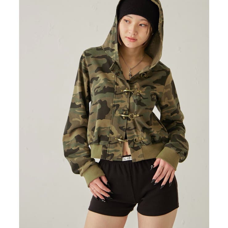 CAMO/GRN | 【WHO'S WHO gallery】ファイヤーマンフックパーカー | PAL GROUP OUTLET