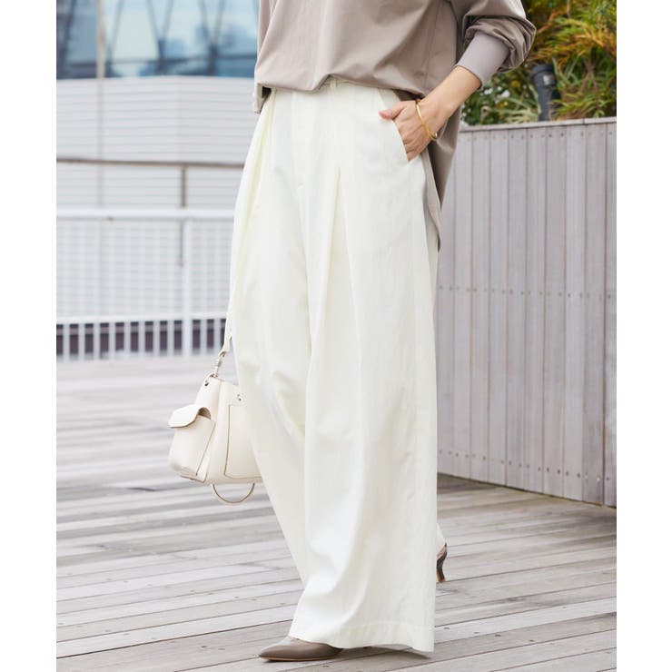 IVY | 【RIVE DROITE】クロスタックワイドパンツ | PAL GROUP OUTLET