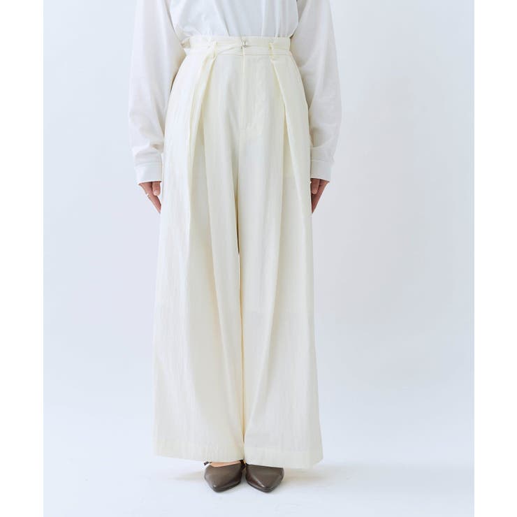 【RIVE DROITE】クロスタックワイドパンツ | PAL GROUP OUTLET | 詳細画像8 