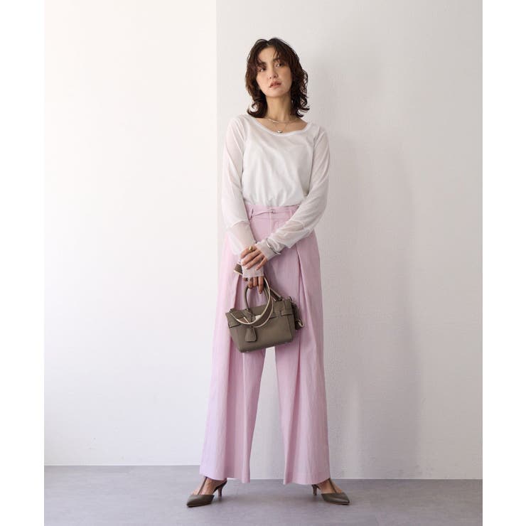 【RIVE DROITE】クロスタックワイドパンツ | PAL GROUP OUTLET | 詳細画像27 