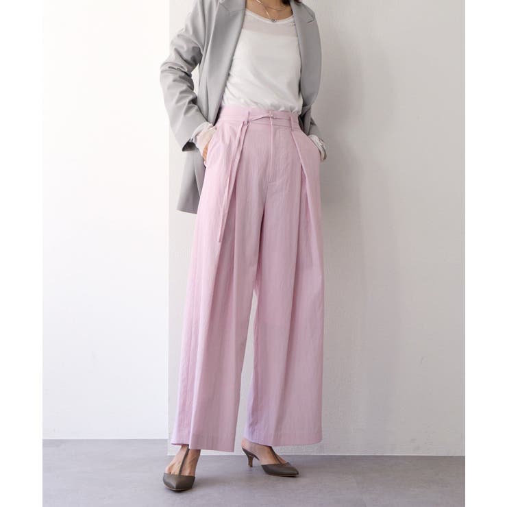 【RIVE DROITE】クロスタックワイドパンツ | PAL GROUP OUTLET | 詳細画像22 