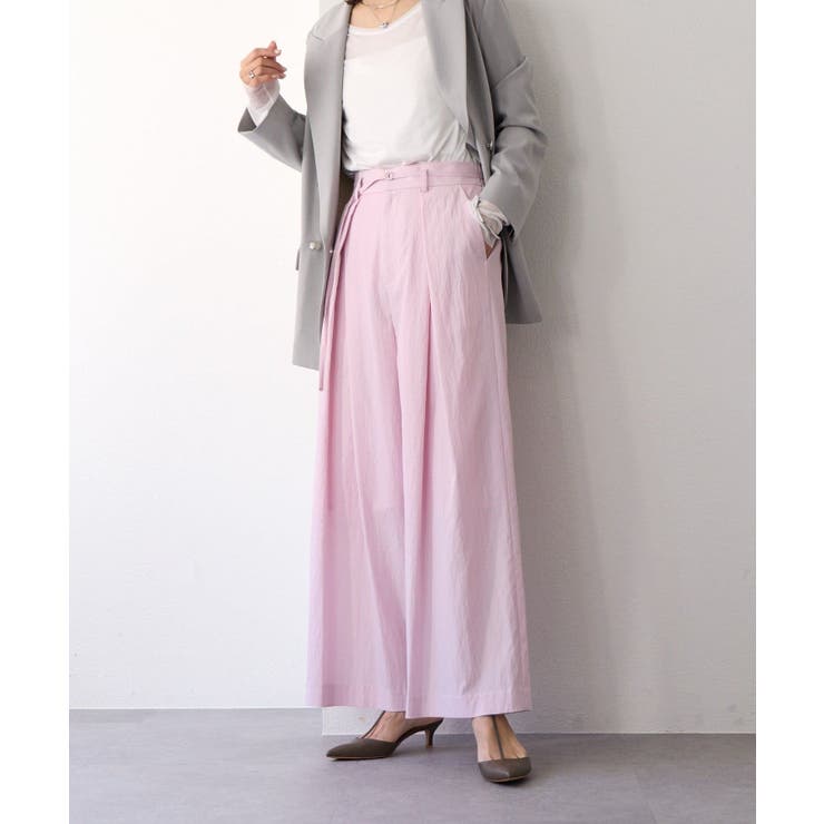 【RIVE DROITE】クロスタックワイドパンツ | PAL GROUP OUTLET | 詳細画像23 