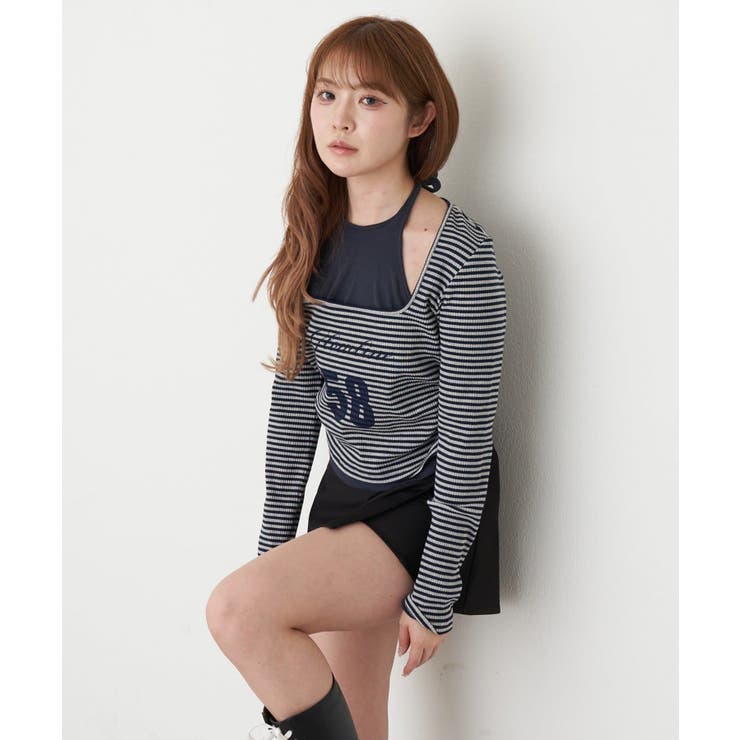 【RAY CASSIN】ホルターレイヤードT | PAL GROUP OUTLET | 詳細画像9 