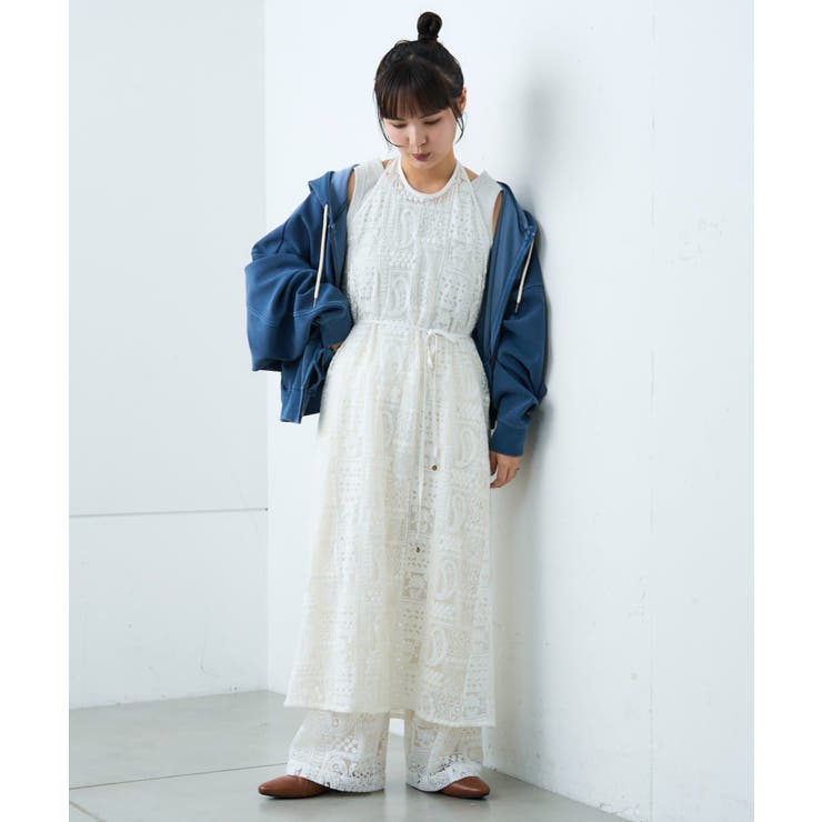 【CIAOPANIC TYPY】【india】レースエプロンワンピース | PAL GROUP OUTLET | 詳細画像11 