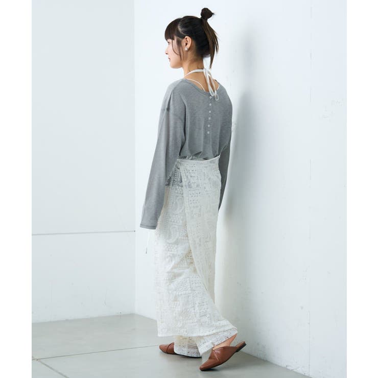 【CIAOPANIC TYPY】【india】レースエプロンワンピース | PAL GROUP OUTLET | 詳細画像2 