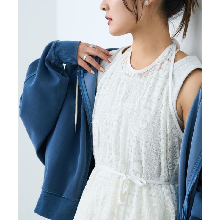 【CIAOPANIC TYPY】【india】レースエプロンワンピース | PAL GROUP OUTLET | 詳細画像8 