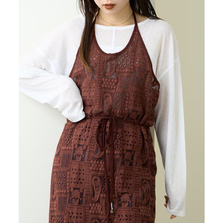 【CIAOPANIC TYPY】【india】レースエプロンワンピース | PAL GROUP OUTLET | 詳細画像13 