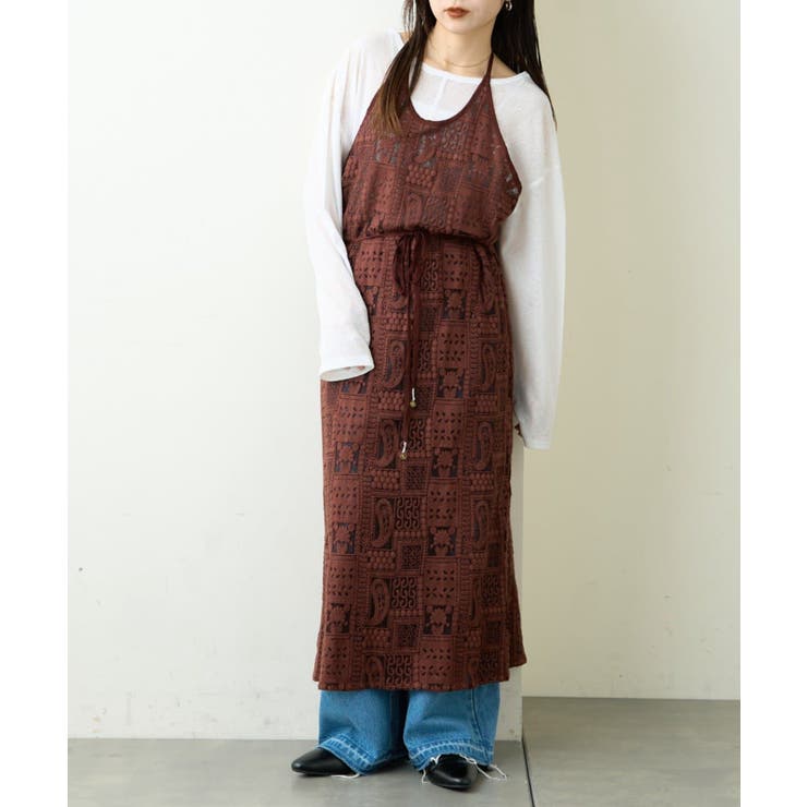 【CIAOPANIC TYPY】【india】レースエプロンワンピース | PAL GROUP OUTLET | 詳細画像16 