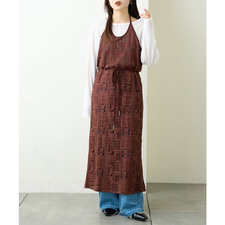 【CIAOPANIC TYPY】【india】レースエプロンワンピース | PAL GROUP OUTLET | 詳細画像19 