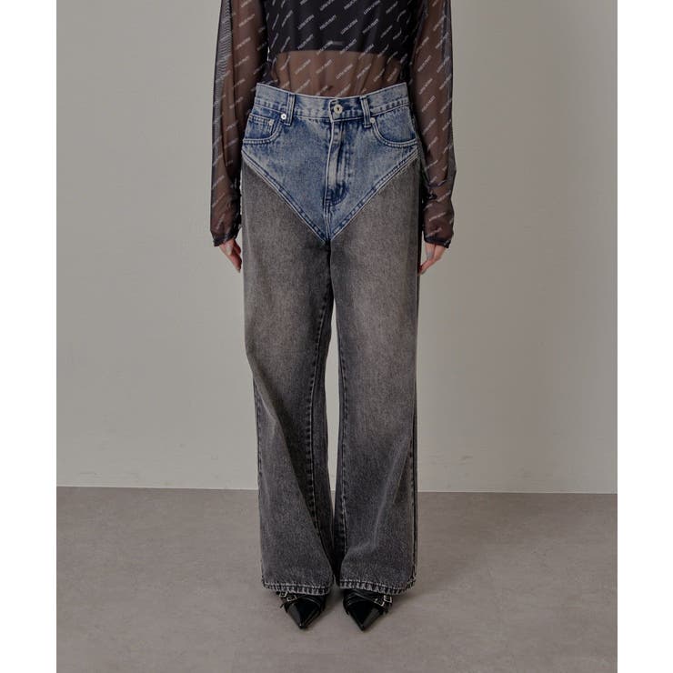 【mline】ハイレイヤードデニム | PAL GROUP OUTLET | 詳細画像14 