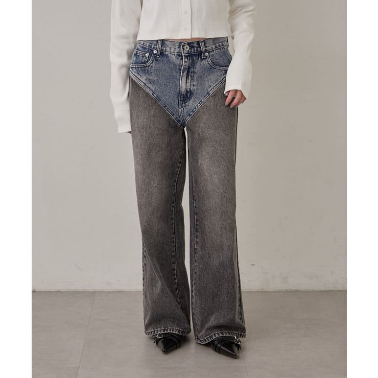 【mline】ハイレイヤードデニム | PAL GROUP OUTLET | 詳細画像4 