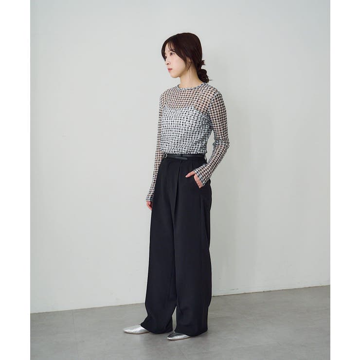 【SHENERY】トロタックワイドパンツ | PAL GROUP OUTLET | 詳細画像2 