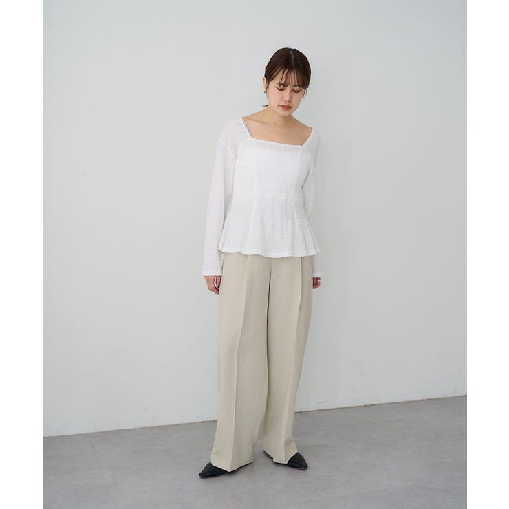 【SHENERY】トロタックワイドパンツ | PAL GROUP OUTLET | 詳細画像19 