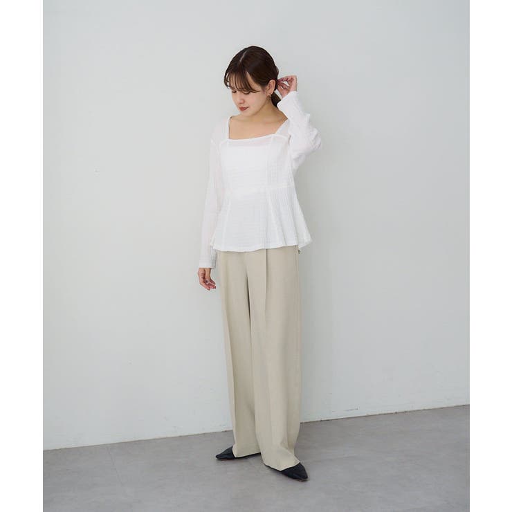 【SHENERY】トロタックワイドパンツ | PAL GROUP OUTLET | 詳細画像20 