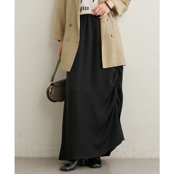 【Omekashi】サイドシャーリングスカート | PAL GROUP OUTLET | 詳細画像1 