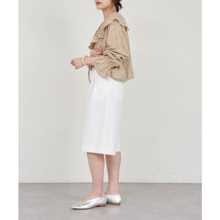 【SHENERY】ニュアンスフリルカラーブラウス | PAL GROUP OUTLET | 詳細画像27 