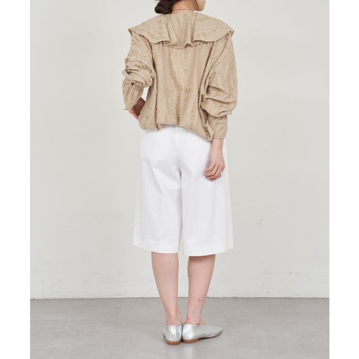 【SHENERY】ニュアンスフリルカラーブラウス | PAL GROUP OUTLET | 詳細画像28 