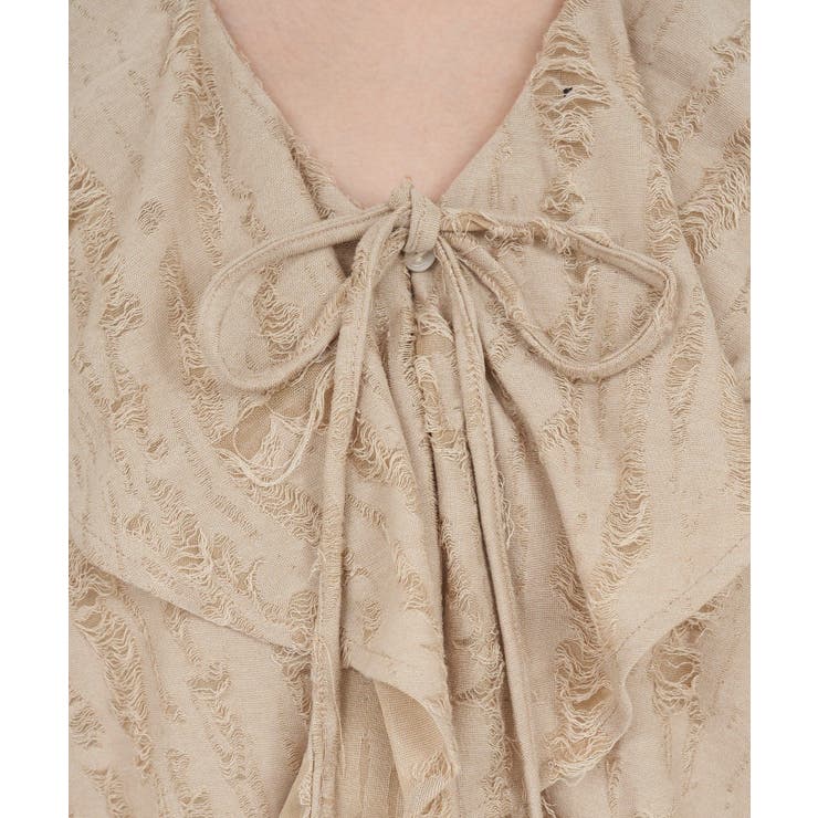 【SHENERY】ニュアンスフリルカラーブラウス | PAL GROUP OUTLET | 詳細画像36 