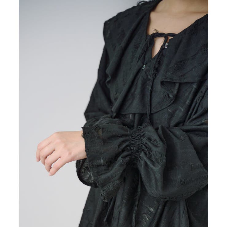 【SHENERY】ニュアンスフリルカラーブラウス | PAL GROUP OUTLET | 詳細画像49 