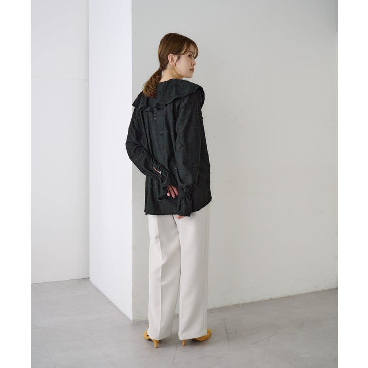 【SHENERY】ニュアンスフリルカラーブラウス | PAL GROUP OUTLET | 詳細画像43 