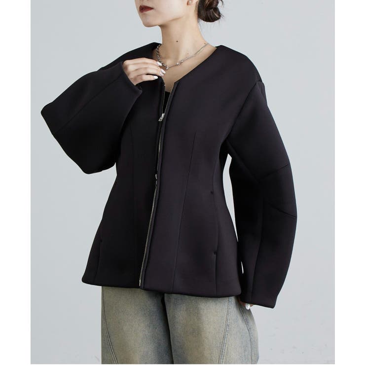 BK | 【Lui's】ダンボールシェイプWZIPJKT | PAL GROUP OUTLET