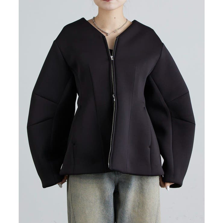 【Lui's】ダンボールシェイプWZIPJKT | PAL GROUP OUTLET | 詳細画像5 