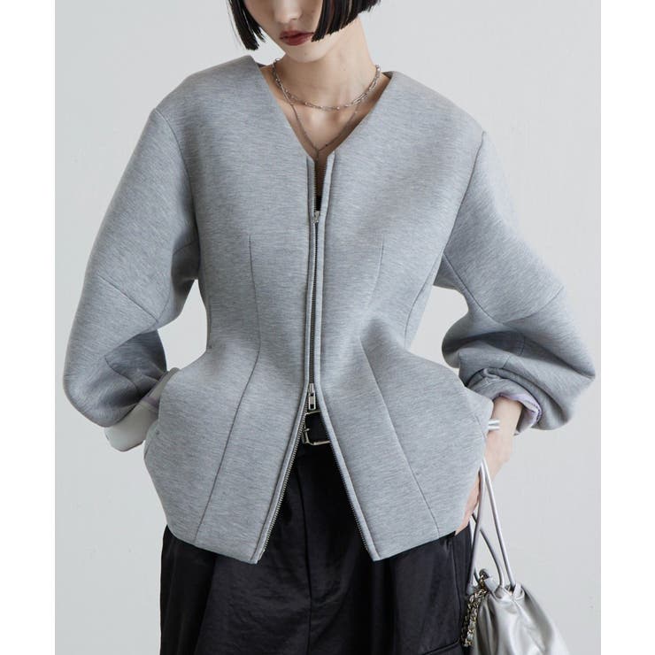 GY | 【Lui's】ダンボールシェイプWZIPJKT | PAL GROUP OUTLET