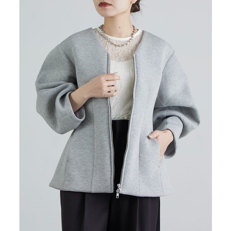 【Lui's】ダンボールシェイプWZIPJKT | PAL GROUP OUTLET | 詳細画像18 