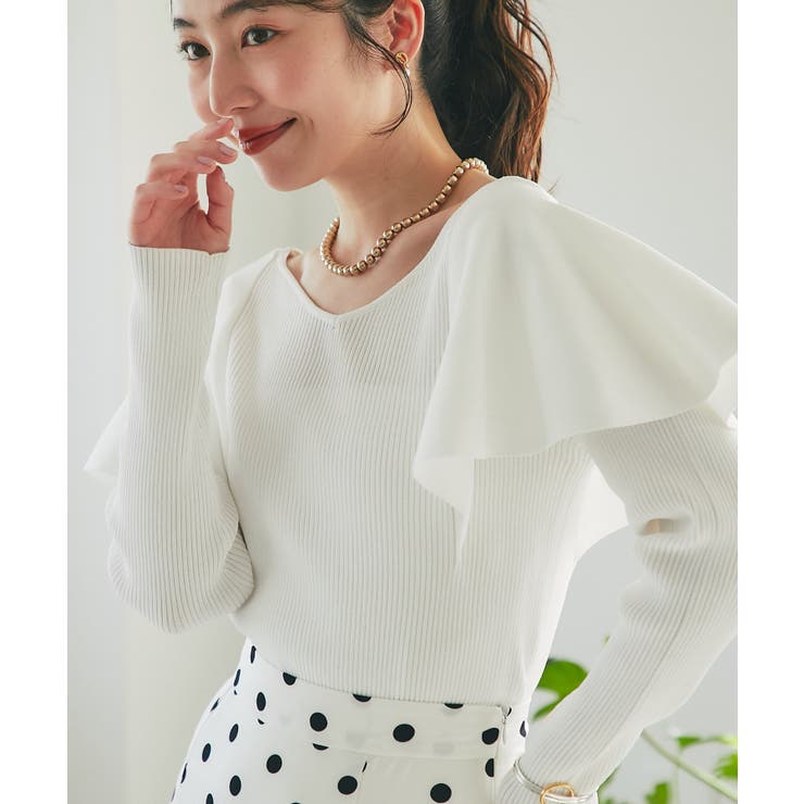 OFF | 【La boutique BonBon】ラッフルフリルニット | PAL GROUP OUTLET