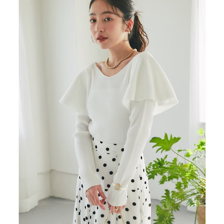 【La boutique BonBon】ラッフルフリルニット | PAL GROUP OUTLET | 詳細画像4 