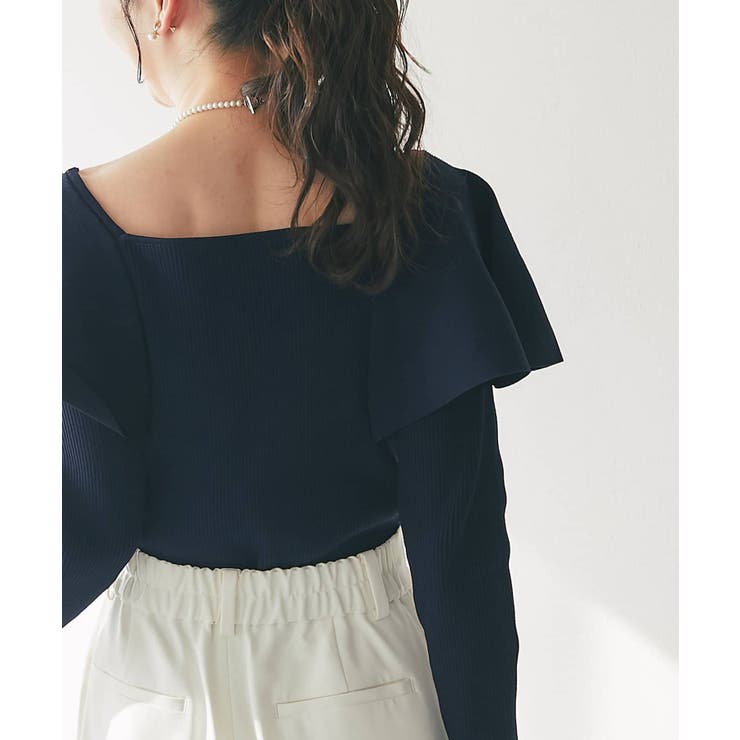 【La boutique BonBon】ラッフルフリルニット | PAL GROUP OUTLET | 詳細画像13 