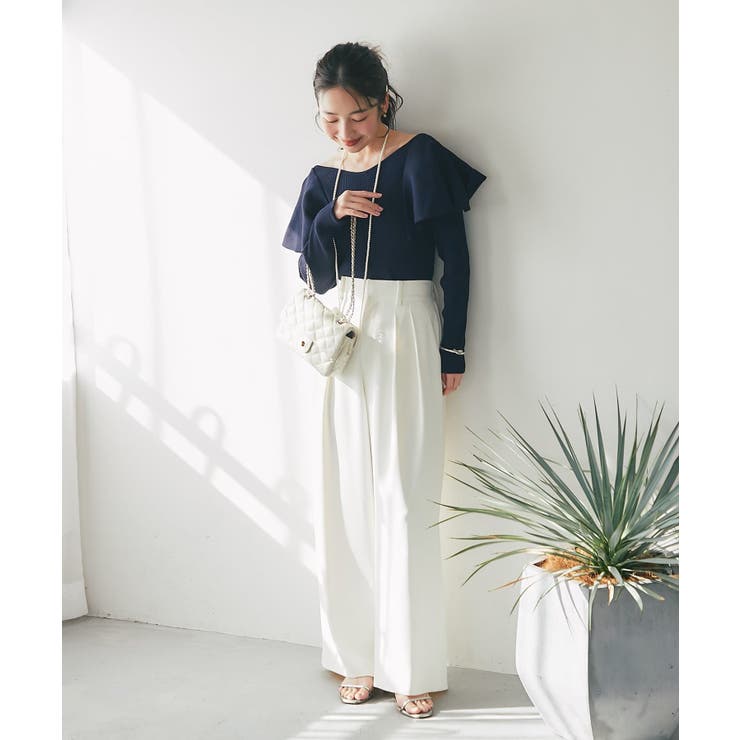 【La boutique BonBon】ラッフルフリルニット | PAL GROUP OUTLET | 詳細画像15 