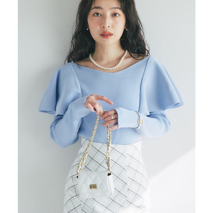 【La boutique BonBon】ラッフルフリルニット | PAL GROUP OUTLET | 詳細画像20 