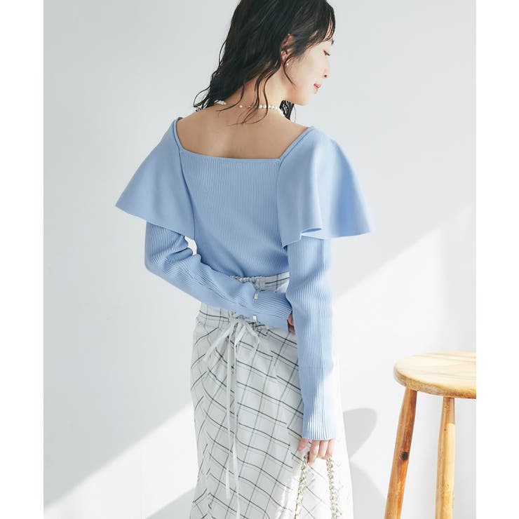 【La boutique BonBon】ラッフルフリルニット | PAL GROUP OUTLET | 詳細画像22 