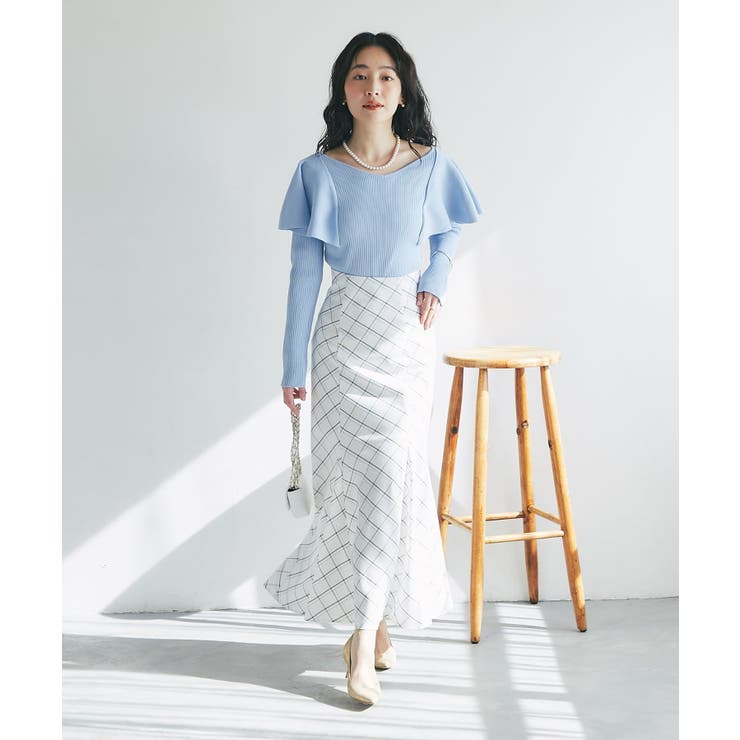 【La boutique BonBon】ラッフルフリルニット | PAL GROUP OUTLET | 詳細画像24 